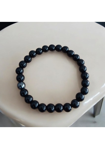 Hematit Bileklik Oniks Bileklik Doğal Taş Bileklik - Pozitif Enerji - Koyu Gri Hematit Taşı - Sevgiliye Hediye fiyatları