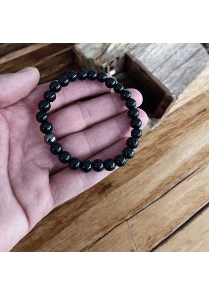 Hematit Bileklik Oniks Bileklik Doğal Taş Bileklik - Pozitif Enerji - Koyu Gri Hematit Taşı - Sevgiliye Hediye fırsatları