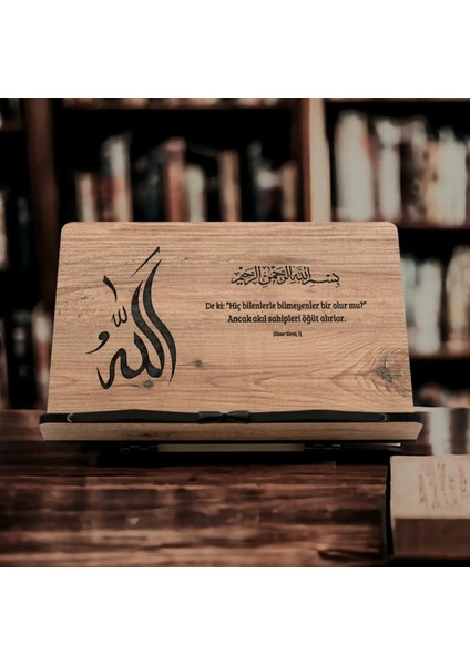 İsfahan TA Kitap Okuma Standı Masaüstü Ahşap Kuran Rahlesi Tablet Tutucu