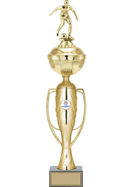 Kişiye Özel Futbol Figürlü Kupa-Okul Kupası-Ödül Kupası-Turnuva Kupası 52 cm