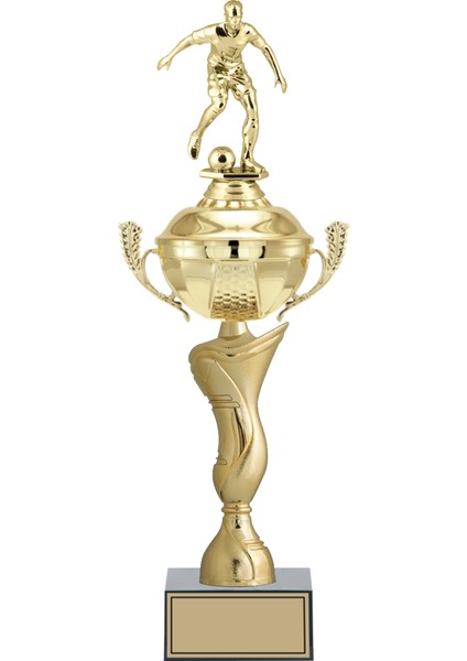 Kişiye Özel Futbol Figürlü Kupa-Okul Kupası-Ödül Kupası-Turnuva Kupası 48 cm
