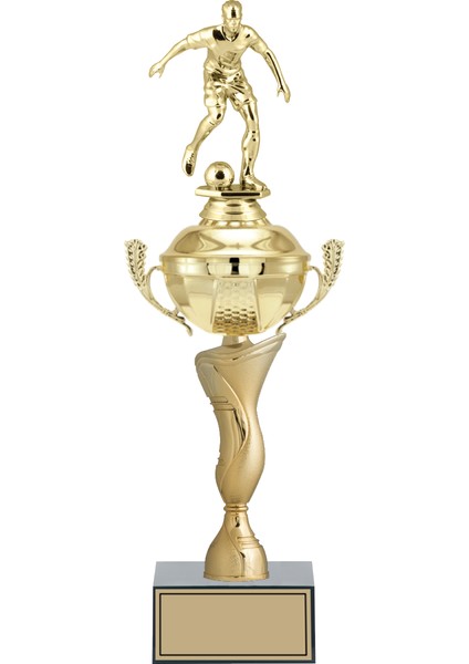 Kişiye Özel Futbol Figürlü Kupa-Okul Kupası-Ödül Kupası-Turnuva Kupası 45 cm