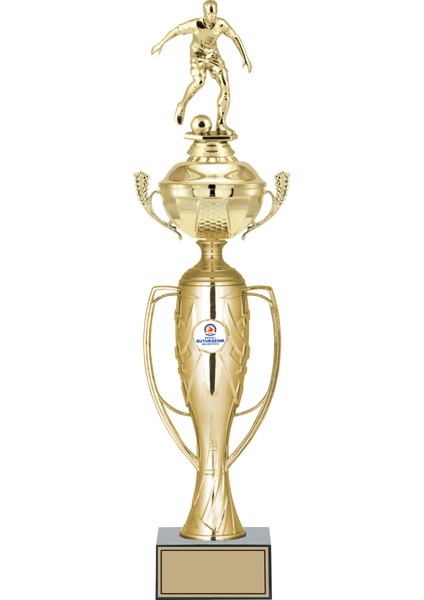 Kişiye Özel Futbol Figürlü Kupa-Okul Kupası-Ödül Kupası-Turnuva Kupası 48 cm