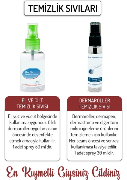 Red Dermaroller Ultra Titanyum 540 Iğneli Derma Roller