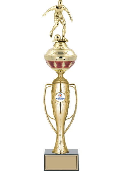 Kişiye Özel Futbol Figürlü Kupa-Okul Kupası-Ödül Kupası-Turnuva Kupası 46 cm