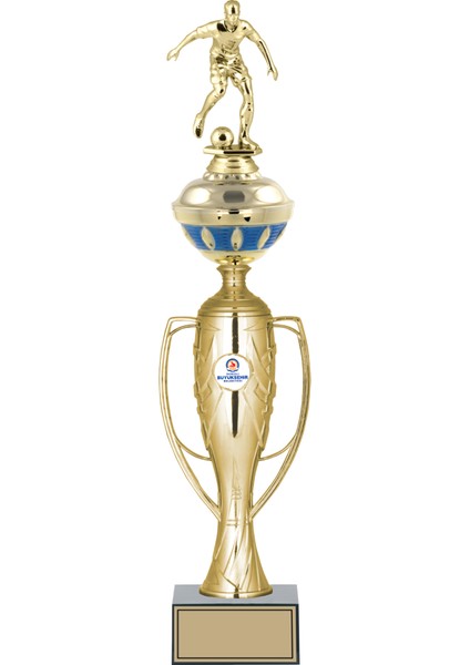 Kişiye Özel Futbol Figürlü Kupa-Okul Kupası-Ödül Kupası-Turnuva Kupası 48 cm