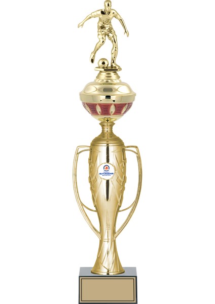 Kişiye Özel Futbol Figürlü Kupa-Okul Kupası-Ödül Kupası-Turnuva Kupası 48 cm