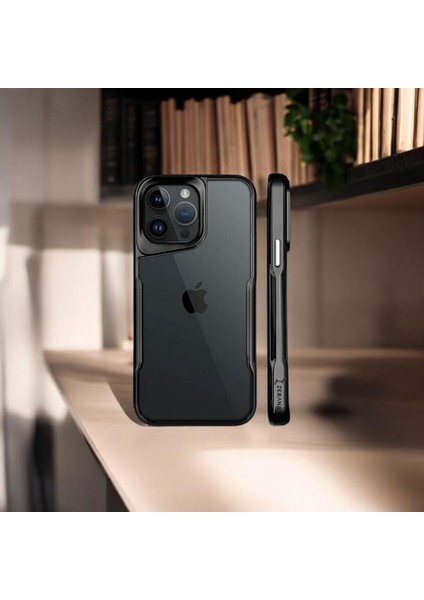 Platin Silikon Kılıf - Siyah Apple iPhone 15 Pro Max