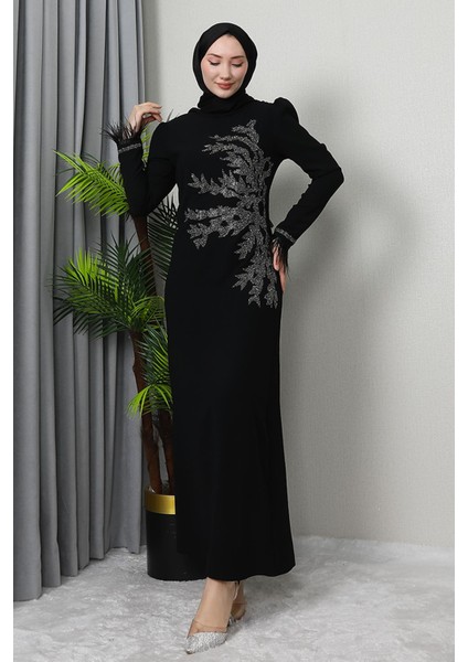 Miyaser Tesettür Elbise Siyah fiyatları