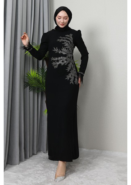 Miyaser Tesettür Elbise Siyah fırsatları