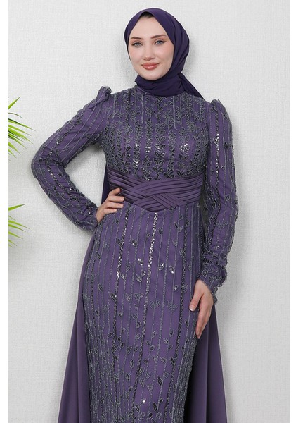Beli Saten Detay Abiye Indigo indirimleri