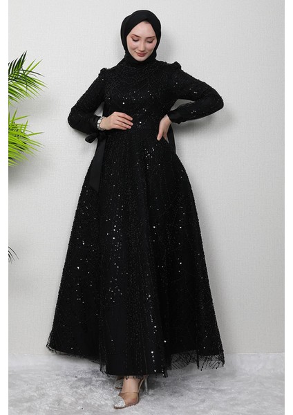 Mahur Tesettür Abiye Indigo fırsatları