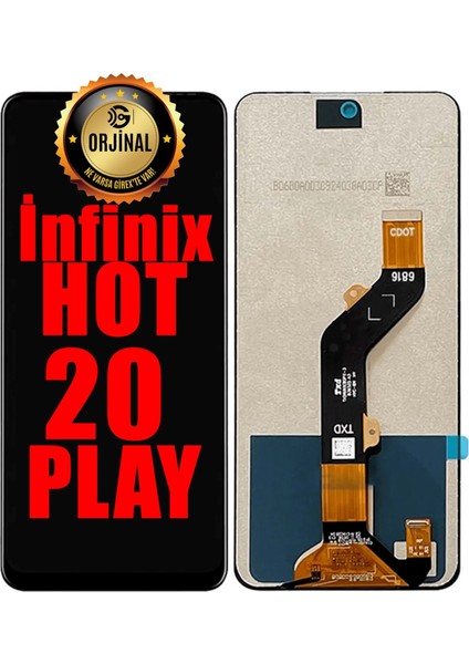 Hot 20 Play LCD Ekran Çıtasız
