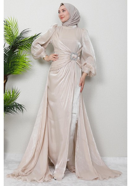 Aslı Tesettür Elbise Taş