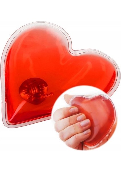 Kalp Şekilinde El Cep Isıtıcı Sihirli Isıtıcı Jel Cep Sobası