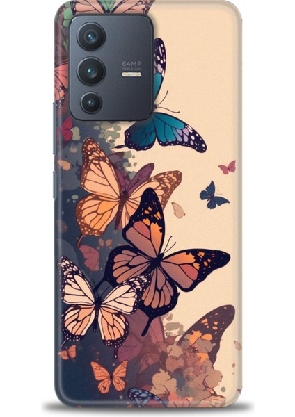Vivo V23 5g İle Uyumlu Hd Baskılı Silikon Kılıf - 1027