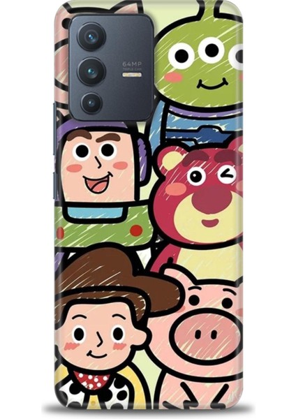 Vivo V23 5g İle Uyumlu Hd Baskılı Silikon Kılıf - 675