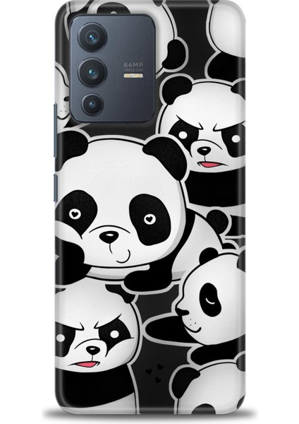Vivo V23 5g İle Uyumlu Hd Baskılı Silikon Kılıf - 701