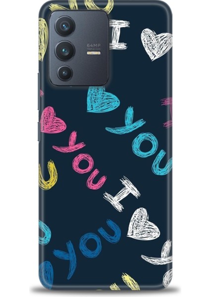 Vivo V23 5g İle Uyumlu Hd Baskılı Silikon Kılıf - 905