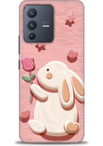 Vivo V23 5g İle Uyumlu Hd Baskılı Silikon Kılıf - 449