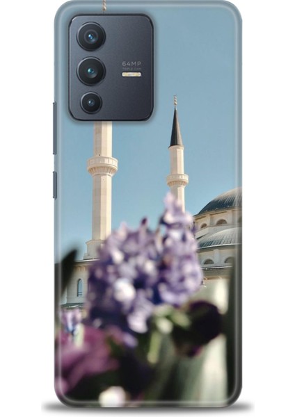 Vivo V23 5g İle Uyumlu Hd Baskılı Silikon Kılıf - 461