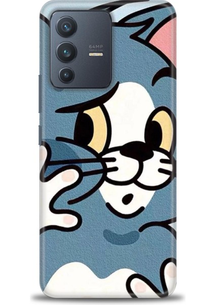 Vivo V23 5g İle Uyumlu Hd Baskılı Silikon Kılıf - 585