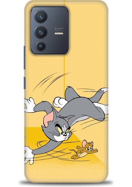 Vivo V23 5g İle Uyumlu Hd Baskılı Silikon Kılıf - 584