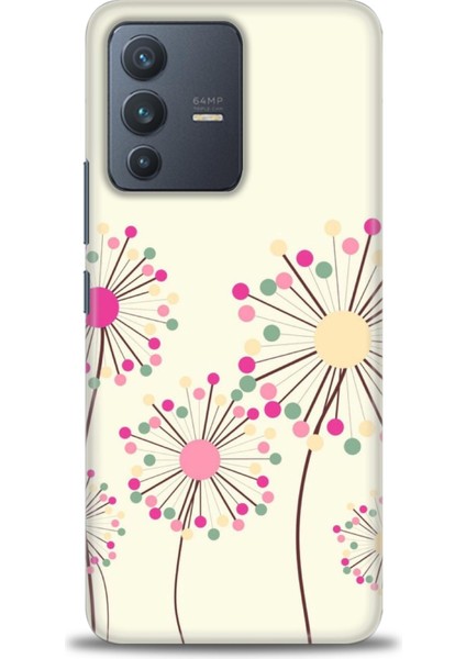 Vivo V23 5g İle Uyumlu Hd Baskılı Silikon Kılıf - 55