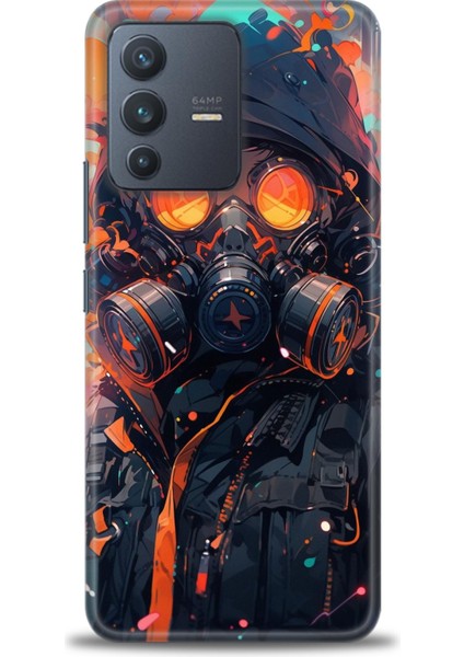 Vivo V23 5g İle Uyumlu Hd Baskılı Silikon Kılıf - 569