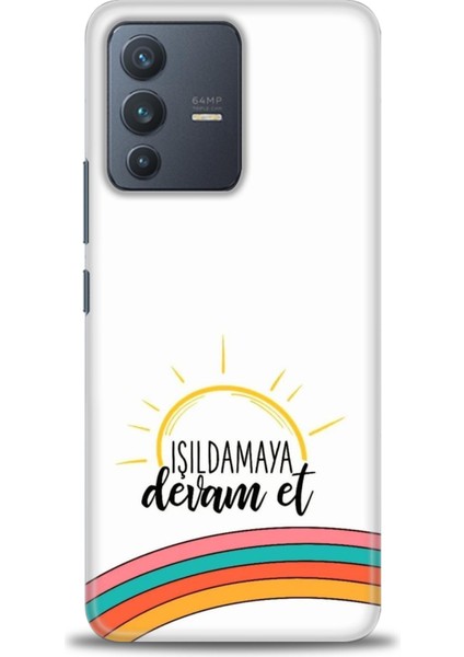 Vivo V23 5g İle Uyumlu Hd Baskılı Silikon Kılıf - 204