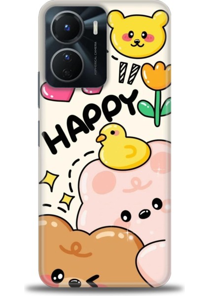 Vivo Y16 Ile Uyumlu Hd Baskılı Silikon Kılıf - 302