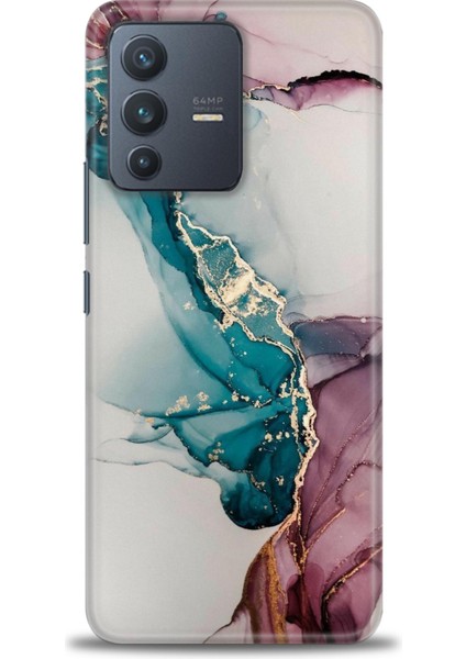 Vivo V23 5g İle Uyumlu Hd Baskılı Silikon Kılıf - 410