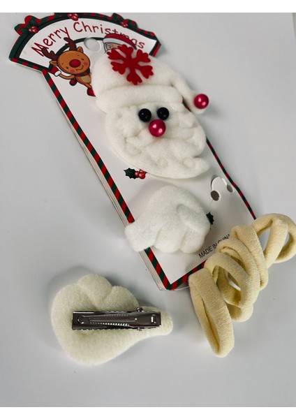 Yeni Yıl Çocuk Tokası Seti Noel Baba modelleri