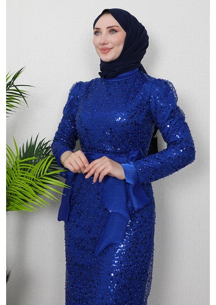 Berfu Tesettür Elbise Lacivert indirimleri