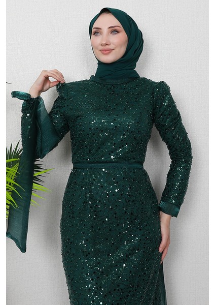 Berfu Tesettür Elbise Lacivert indirimleri