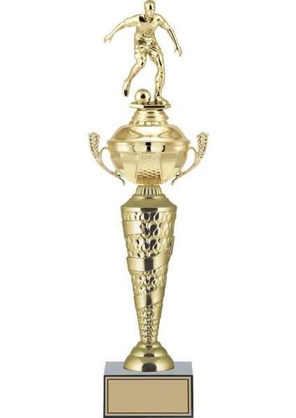 Kişiye Özel Futbol Figürlü Kupa-Okul Kupası-Ödül Kupası-Turnuva Kupası 47 cm