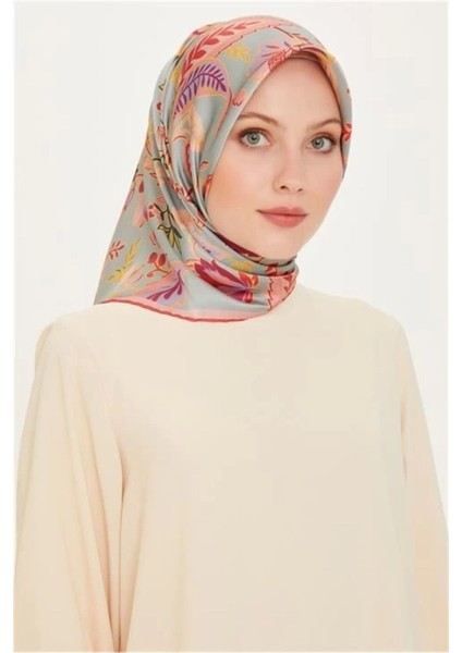 Yeni Sezon - 2024 Sonbahar Kış - Dj Saf Ipek Eşarp 9227D01 (S) 81