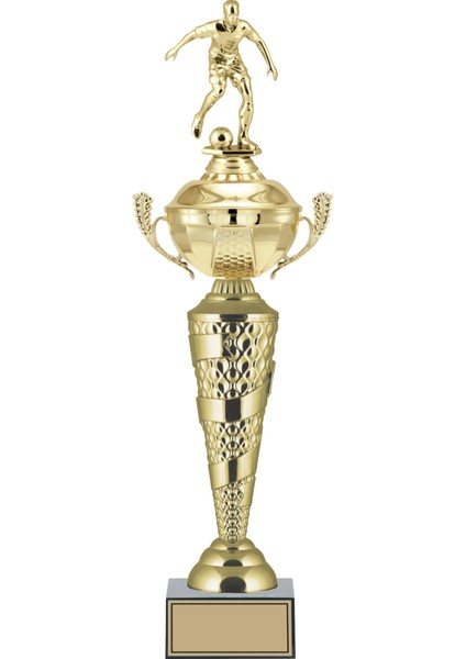 Kişiye Özel Futbol Figürlü Kupa-Okul Kupası-Ödül Kupası-Turnuva Kupası 51 cm
