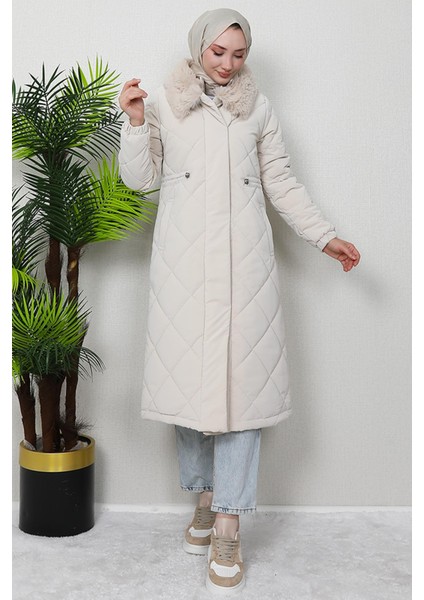 Şişme Anorak Mont Krem fiyatları