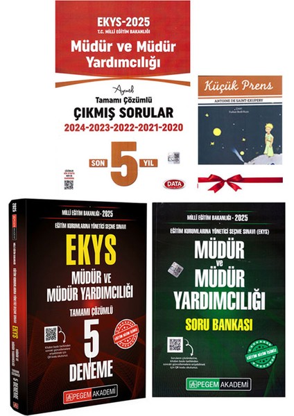 2025 MEB EKYS Müdür ve Müdür Yardımcılığı Soru Deneme ve Çıkmış Sorular Seti