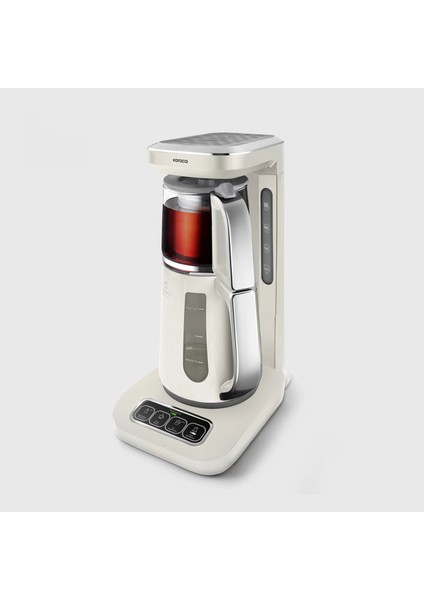 Çaysever Robotea Pro 4 In 1 Konuşan Otomatik Çay Makinesi Su Isıtıcı, Mama Suyu, Damıtma Özellikli ,filtre Kahve Demleme Makinesi 2500W