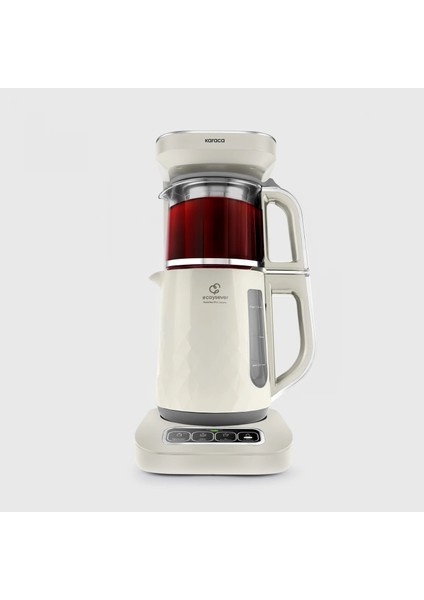 Çaysever Robotea Pro 4 In 1 Konuşan Otomatik Çay Makinesi Su Isıtıcı, Mama Suyu, Damıtma Özellikli ,filtre Kahve Demleme Makinesi 2500W