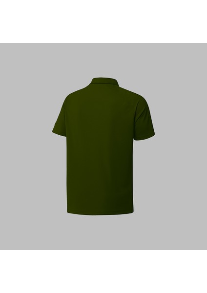 Büyük Beden Erkek Haki Vision Pro Kumaş Yürüyüş Için Konforlu Tişört 4XL-10XL