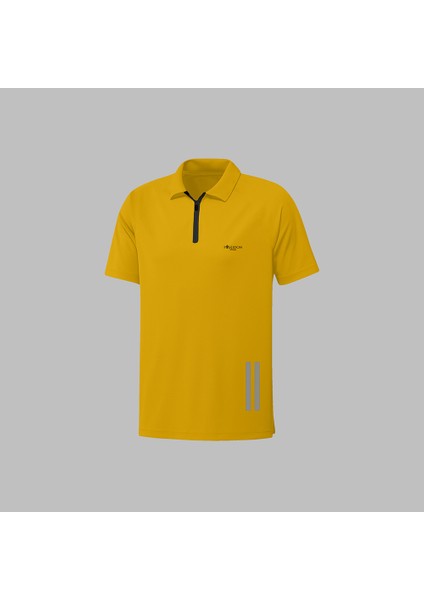 Erkek Sarı Vision Kumaş Kısa Kol Tişört S-3xl