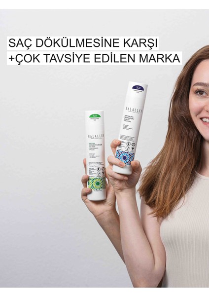 Saç Dökülmesine Karşı Şampuan Işlemli Normal Yapılı Saçlar - Sülfatsız & Vegan Formül 2 x 300 ml