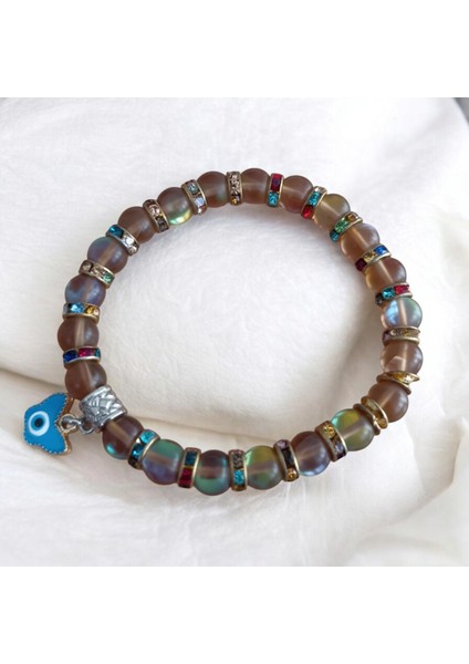 Termal Kuvars Taşı Bilekliği Doğal Taş Bileklik Sertifikalı Kadın Bileklik