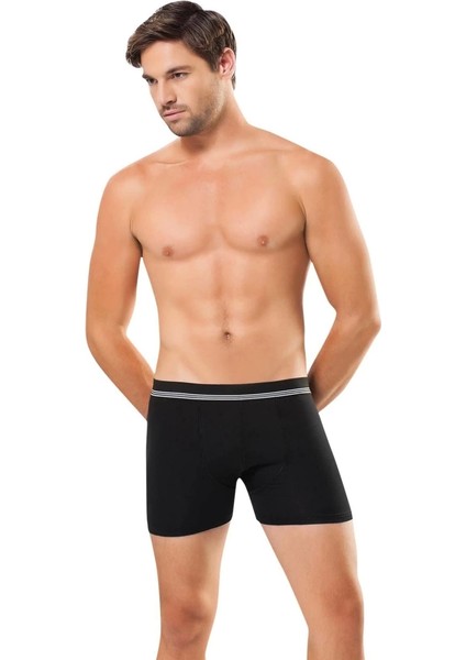 Bel Lastiği Çizgili Pamuklu Boxer 1252 fırsatları