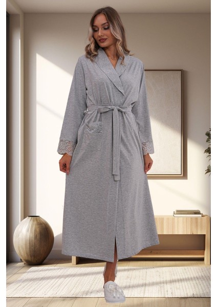 Mecit 1543 Gri Büyük Beden Kadın Sabahlık fiyatları