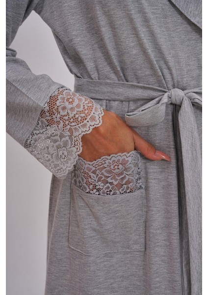 Mecit 1543 Gri Büyük Beden Kadın Sabahlık fırsatları