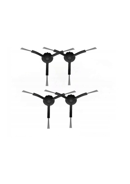 Roborock S8, S8+, S8 Pro Ultra, Q5, Q5 Pro+, Q8, Q8 Max+ Uyumlu Yan Fırça - 4 Adet